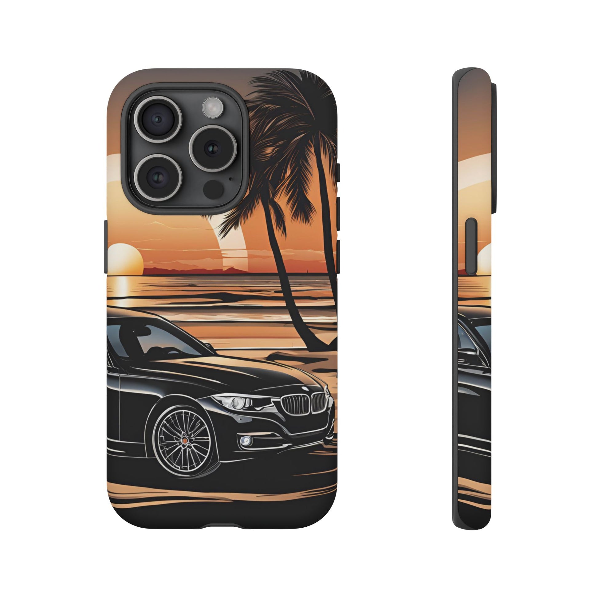BMW Sunset On The Beach-Dual Layer Ultra Tough Phone Case Printify by The Night Shift Automotive Apparel