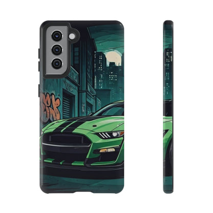 Ford Mustang Shelby GT500 Street Life-Dual Layer Ultra Tough Phone Case Samsung Galaxy S21 Glossy Printify by The Night Shift Automotive Apparel
