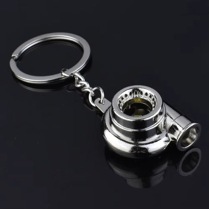 Turbocharger Metal Keychain