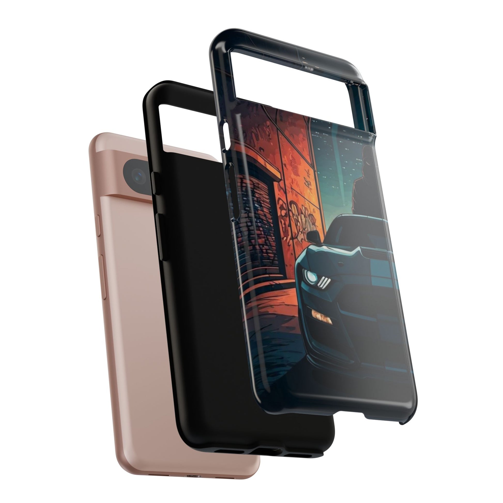 Ford Mustang Shelby GT350 Street Life-Dual Layer Ultra Tough Phone Case Printify by The Night Shift Automotive Apparel