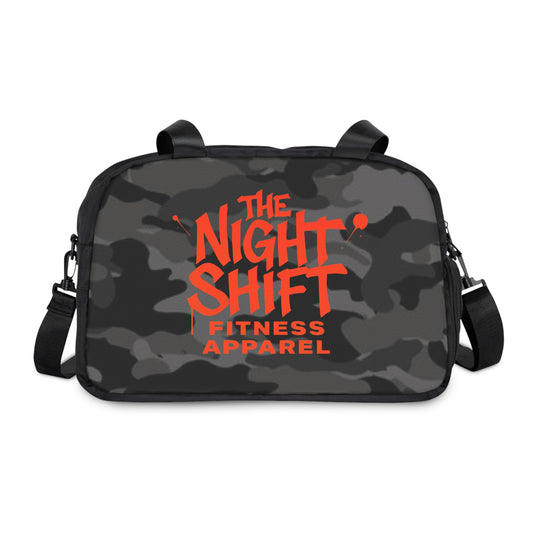 Gym & Fitness Handbag 12.4" x 13.3" Black Printify by The Night Shift Automotive Apparel
