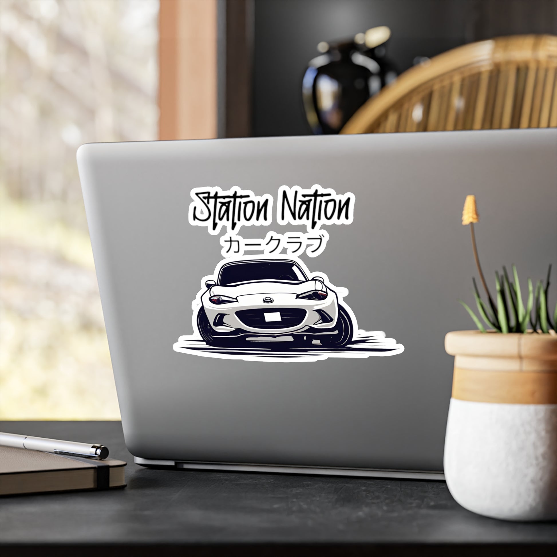Kiss-Cut Vinyl Decals Printify by The Night Shift Automotive Apparel