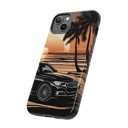 BMW Sunset On The Beach-Dual Layer Ultra Tough Phone Case Printify by The Night Shift Automotive Apparel