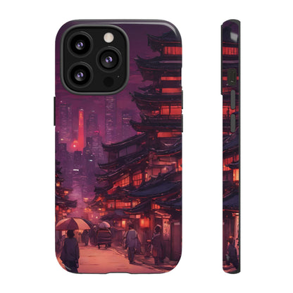 Traditional Japanese Village Countryside-Dual Layer Ultra Tough Phone Case Printify by The Night Shift Automotive Apparel
