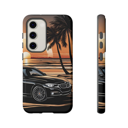 BMW Sunset On The Beach-Dual Layer Ultra Tough Phone Case Printify by The Night Shift Automotive Apparel