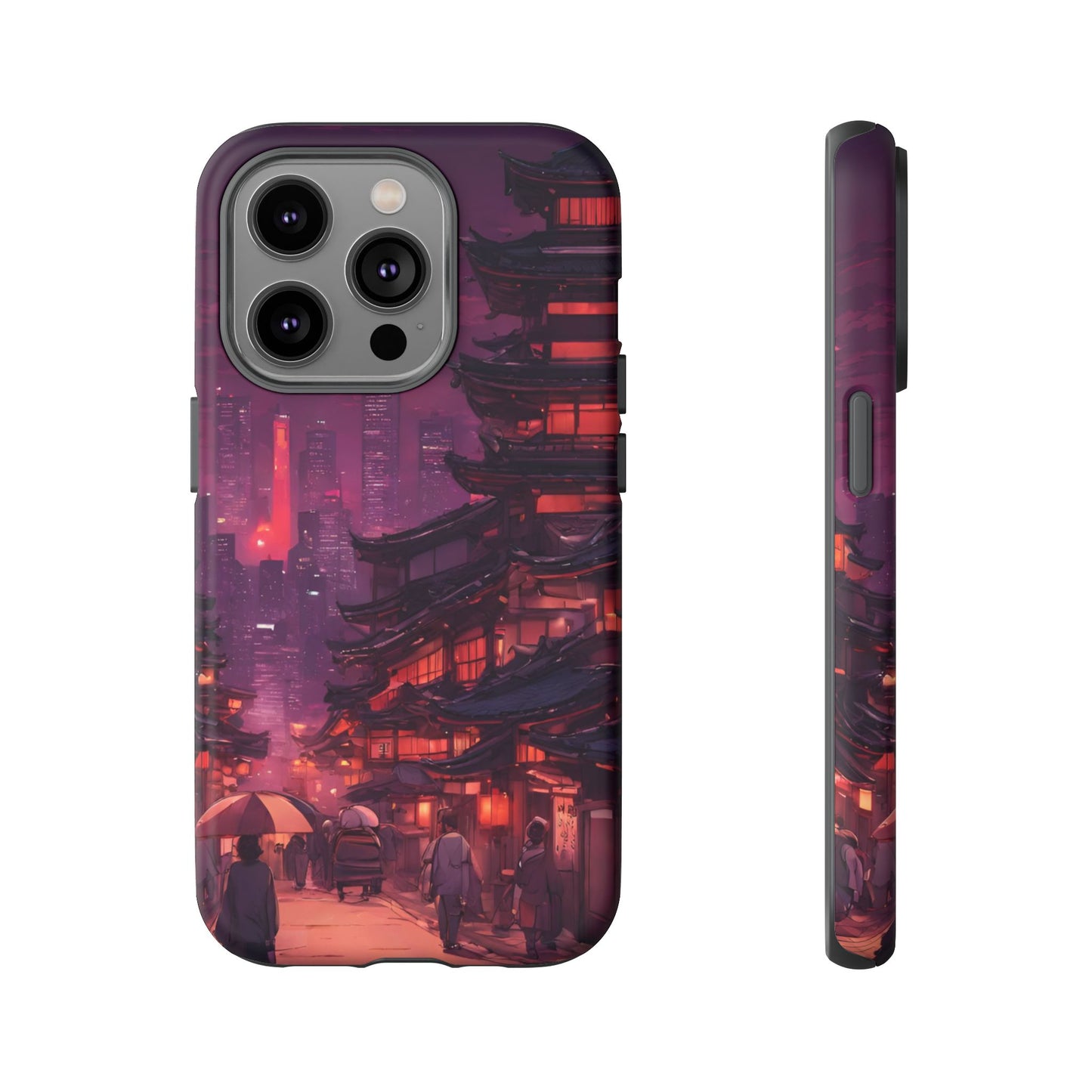 Traditional Japanese Village Countryside-Dual Layer Ultra Tough Phone Case Printify by The Night Shift Automotive Apparel
