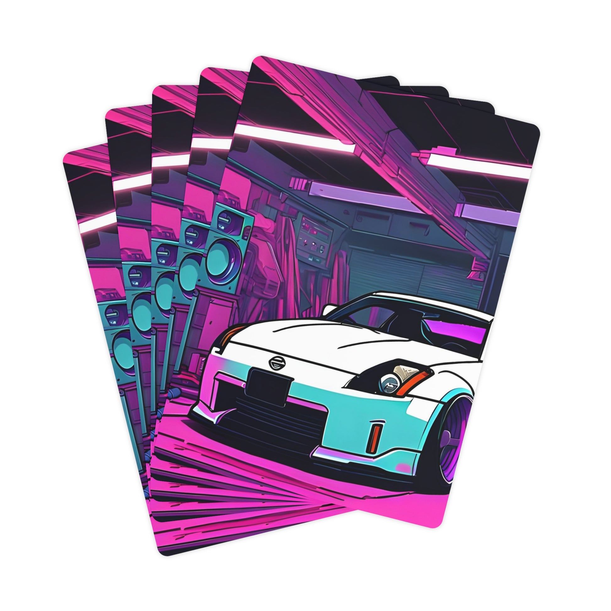 Poker Cards Printify by The Night Shift Automotive Apparel