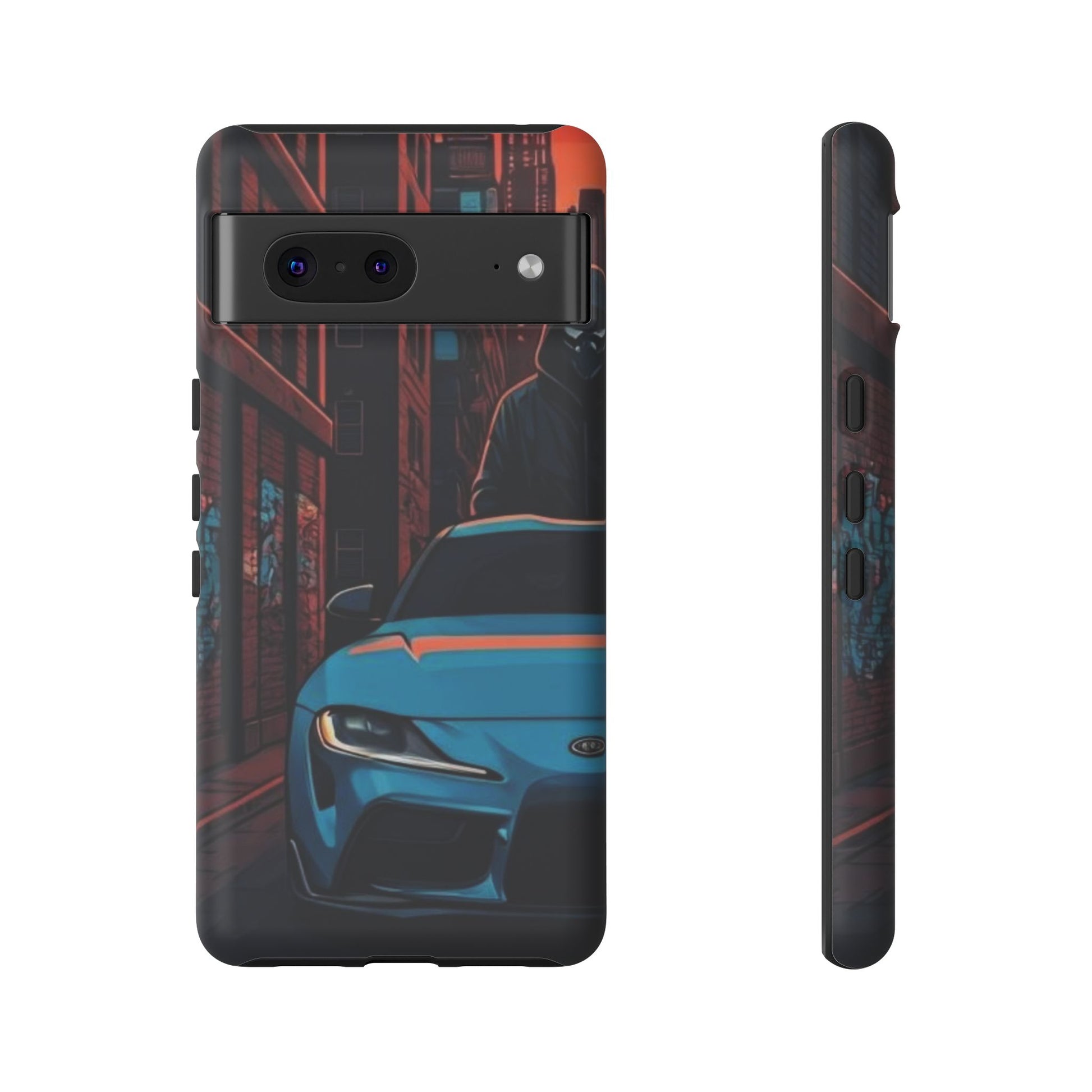 Toyota Supra MK-V Street Life-Dual Layer Ultra Tough Phone Case Printify by The Night Shift Automotive Apparel