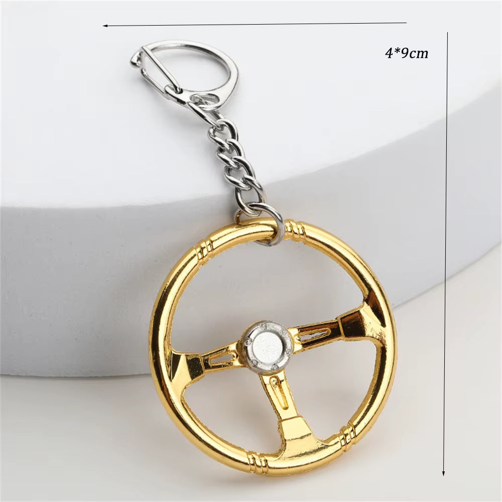 Steering Wheel Keychain (Multi-Colors)