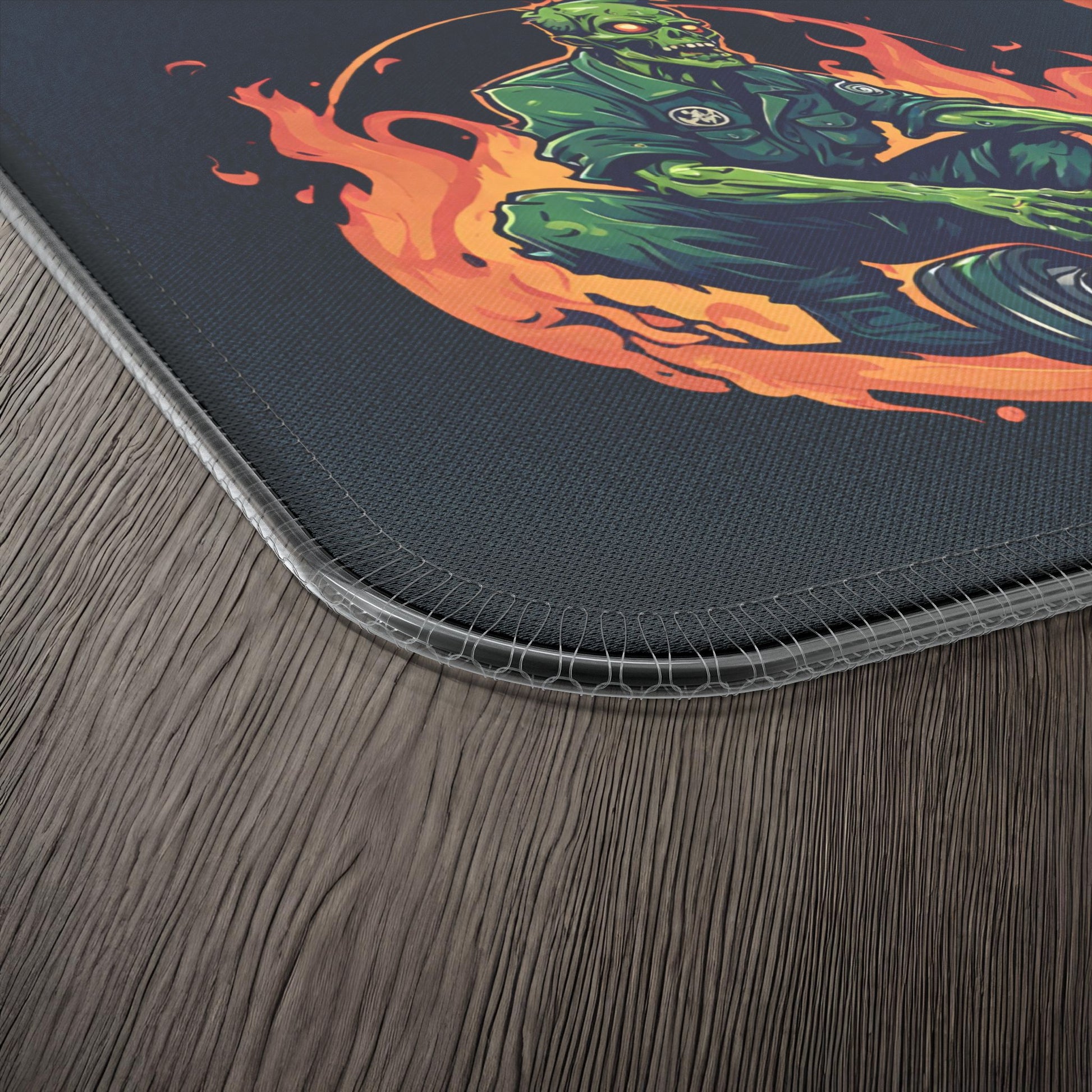 The Night Shift Performance Street Gear Logo-LED Gaming Mouse Pad with Wireless Charging Printify by The Night Shift Automotive Apparel