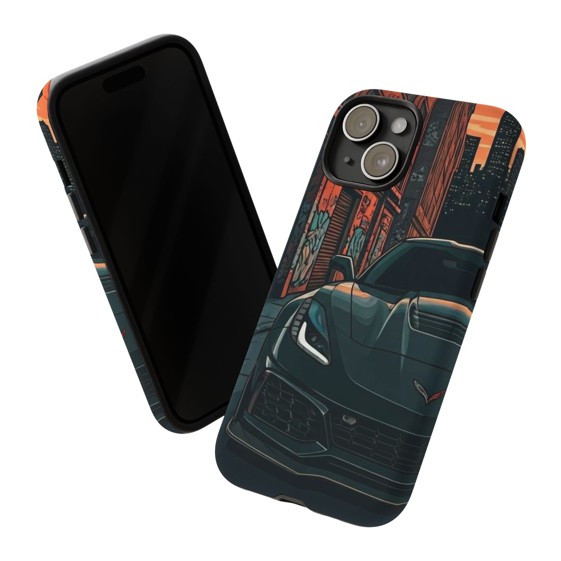 Chevy Corvette C7 Street Life-Dual Layer Ultra Tough Phone Case Printify by The Night Shift Automotive Apparel