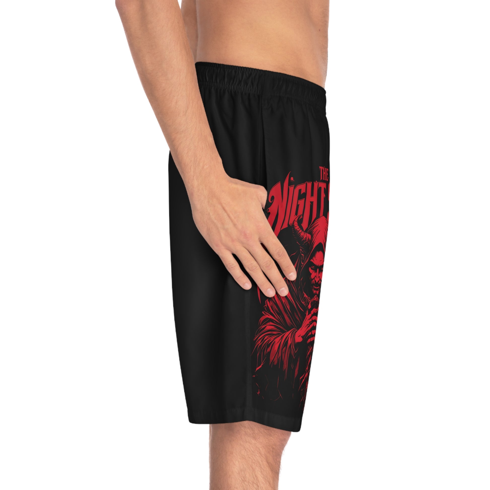 The Night Shift - Men's Relaxed Fit Board Shorts Printify by The Night Shift Automotive Apparel