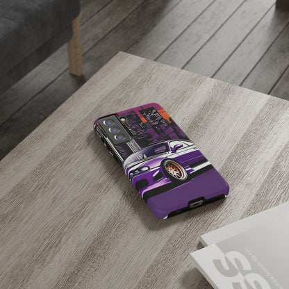 Nissan 240sx S15-Dual Layer Ultra Tough Phone Case Samsung Galaxy S21 FE Glossy Printify by The Night Shift Automotive Apparel