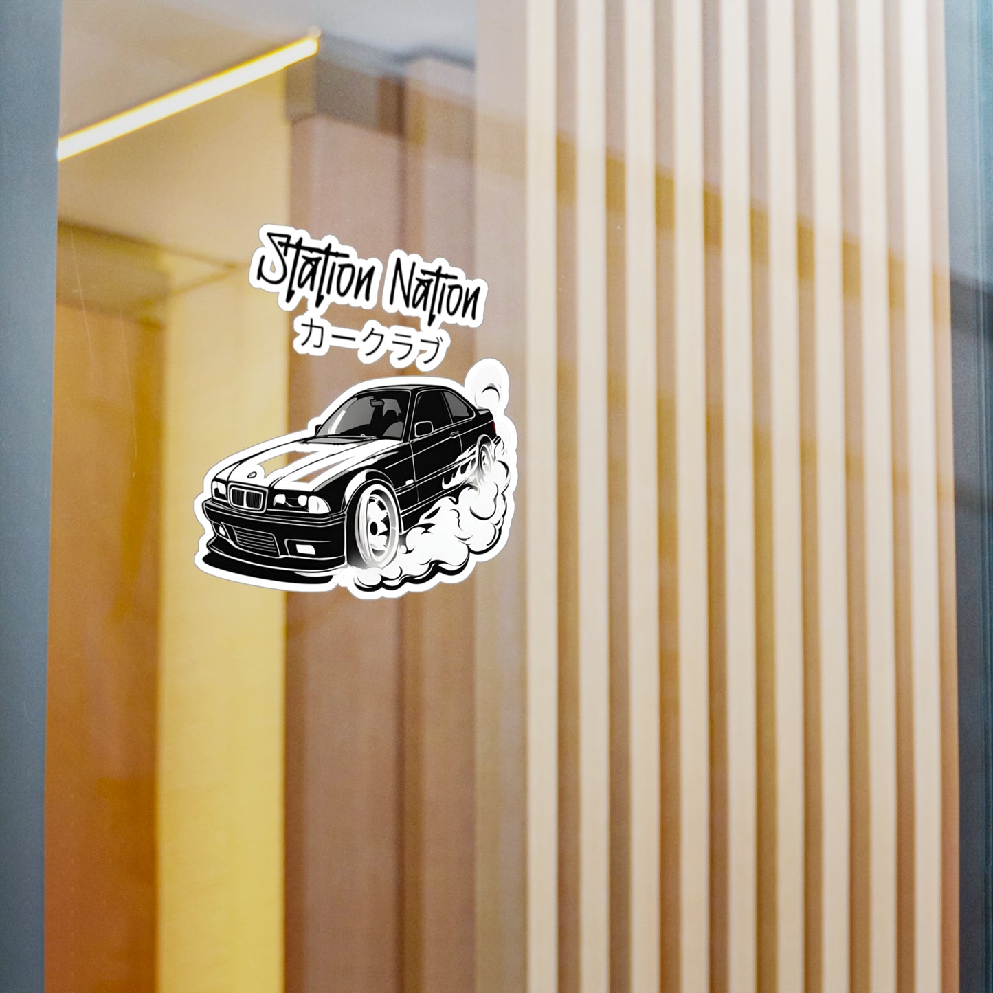 Kiss-Cut Vinyl Decals Printify by The Night Shift Automotive Apparel