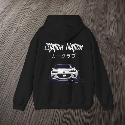 Station Nation-Ultra Soft, Premium Hoodie Printify by The Night Shift Automotive Apparel