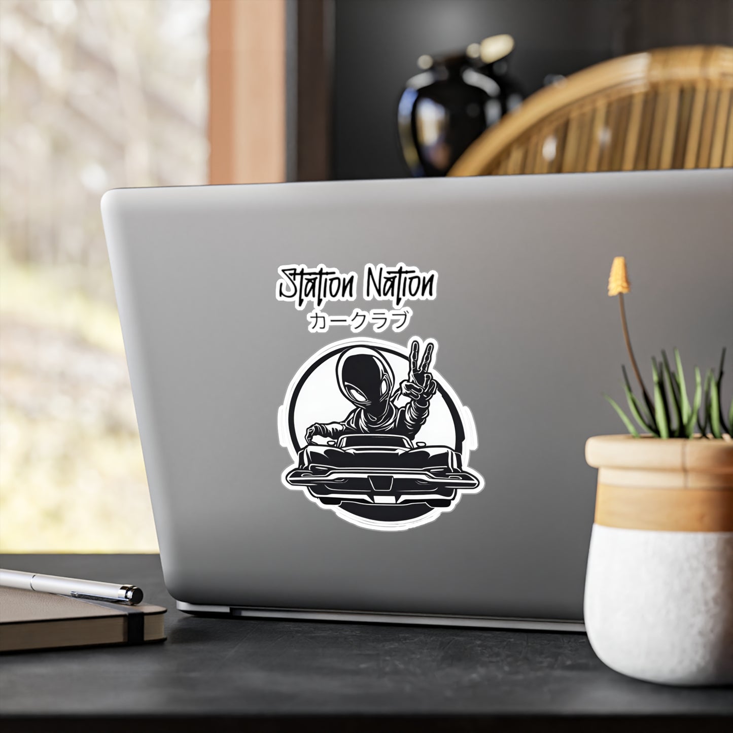 Kiss-Cut Vinyl Decals Printify by The Night Shift Automotive Apparel