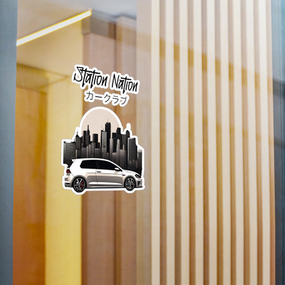 Kiss-Cut Vinyl Decals Printify by The Night Shift Automotive Apparel