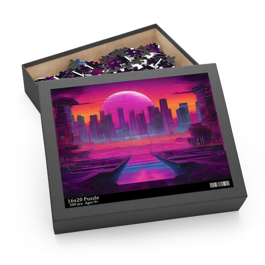 Puzzle (500-Piece) Printify by The Night Shift Automotive Apparel