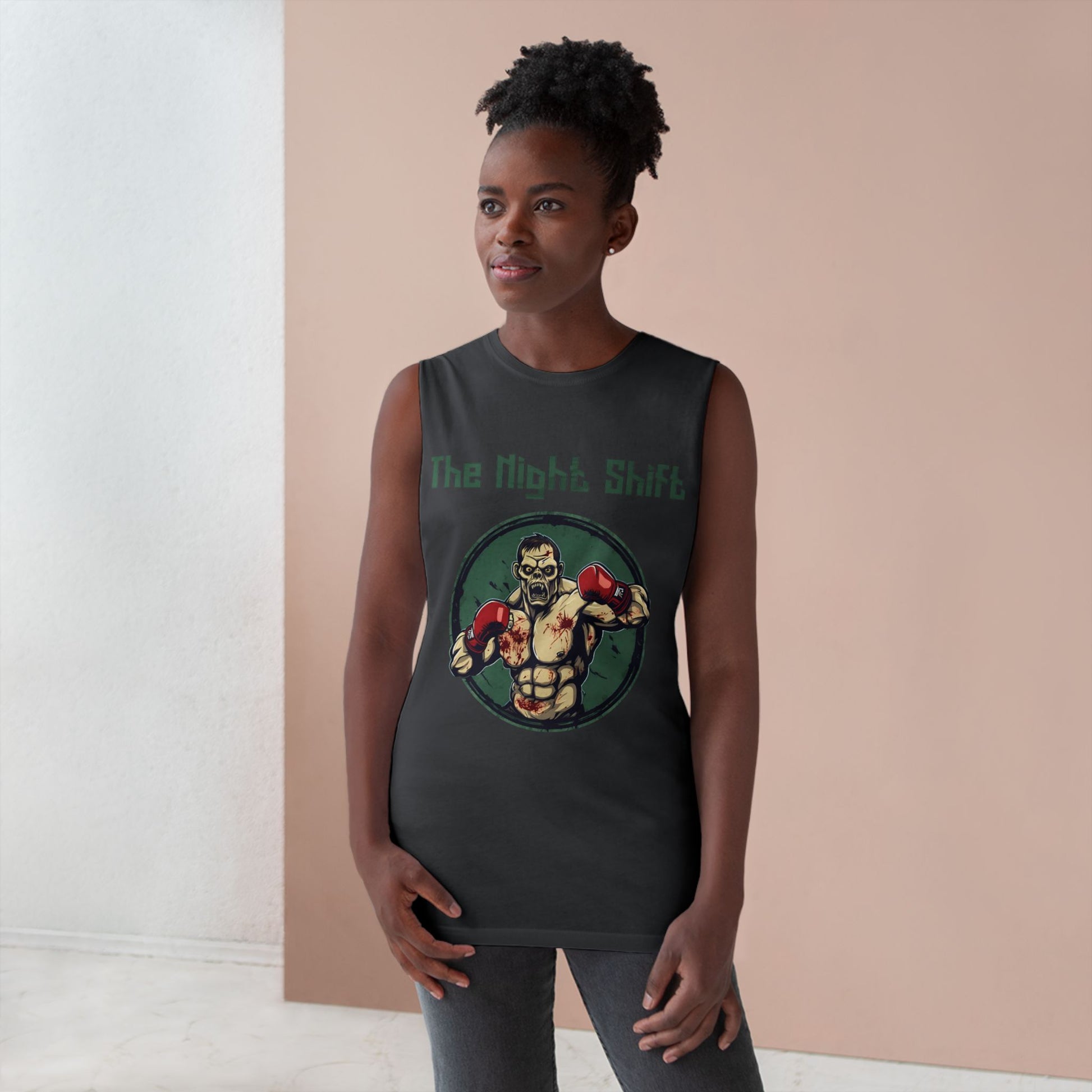 Zombie Boxing World Champion - Premium Unisex Barnard Tank Top Printify by The Night Shift Automotive Apparel