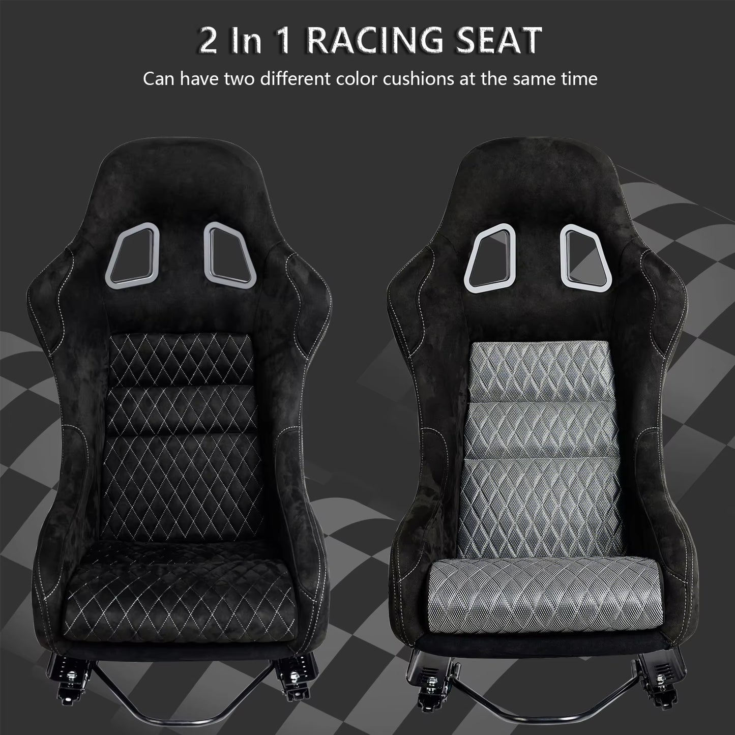 Large Universal Fiber Glass Racing Bucket Seat The Night Shift Performance Street Gear by The Night Shift Automotive Apparel