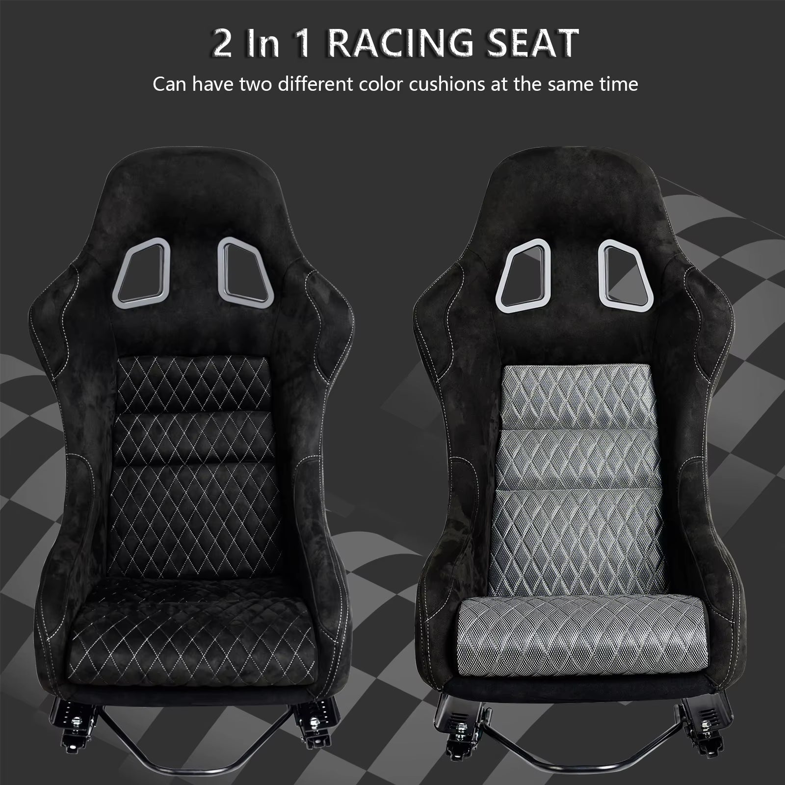 Large Universal Fiber Glass Racing Bucket Seat The Night Shift Performance Street Gear by The Night Shift Automotive Apparel