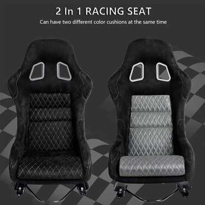 Large Universal Fiber Glass Racing Bucket Seat The Night Shift Performance Street Gear by The Night Shift Automotive Apparel