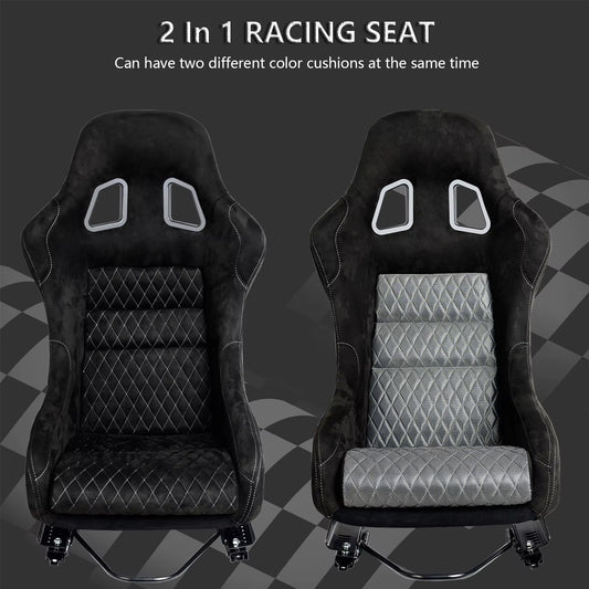 Large Universal Fiber Glass Racing Bucket Seat