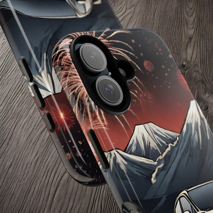 Subaru WRX/STI Fireworks-Dual Layer Ultra Tough Phone Case Printify by The Night Shift Automotive Apparel