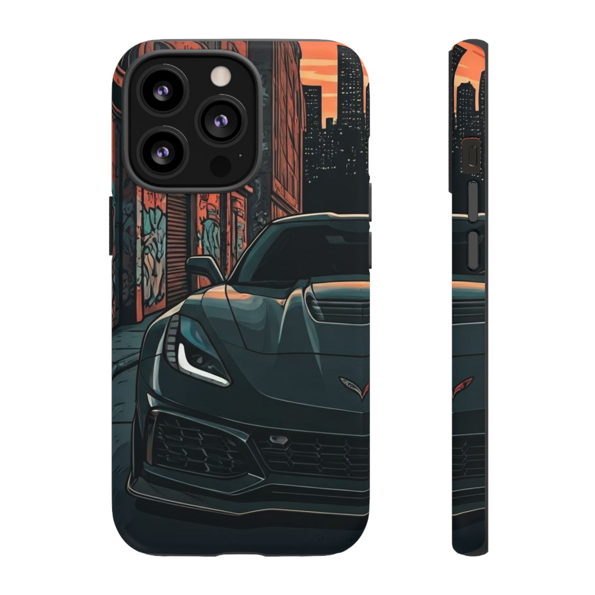 Chevy Corvette C7 Street Life-Dual Layer Ultra Tough Phone Case Printify by The Night Shift Automotive Apparel