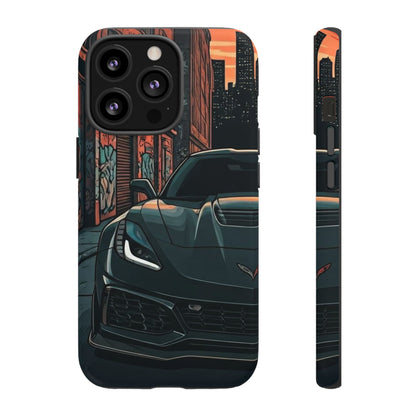Chevy Corvette C7 Street Life-Dual Layer Ultra Tough Phone Case Printify by The Night Shift Automotive Apparel