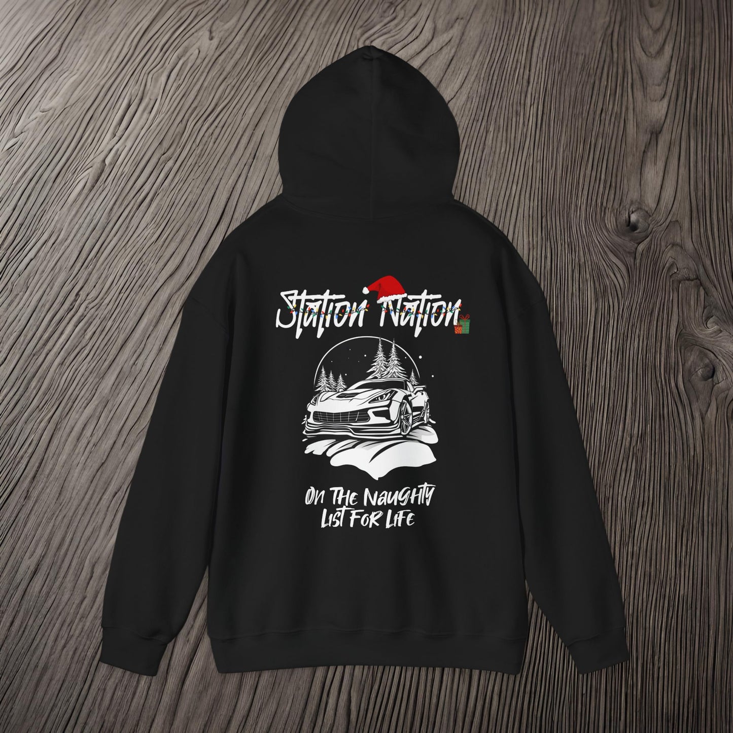 🎁 Christmas Limited Edition Station Nation-Ultra Soft, Premium Hoodie Printify by The Night Shift Automotive Apparel