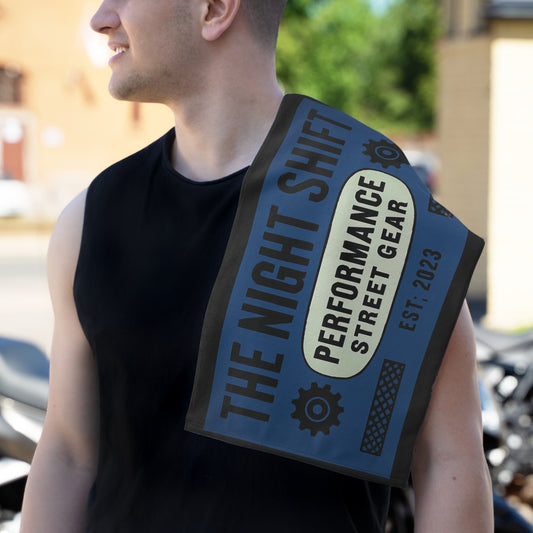 The Night Shift-Gym Towel( 11x18) White 11" × 18" Printify by The Night Shift Automotive Apparel