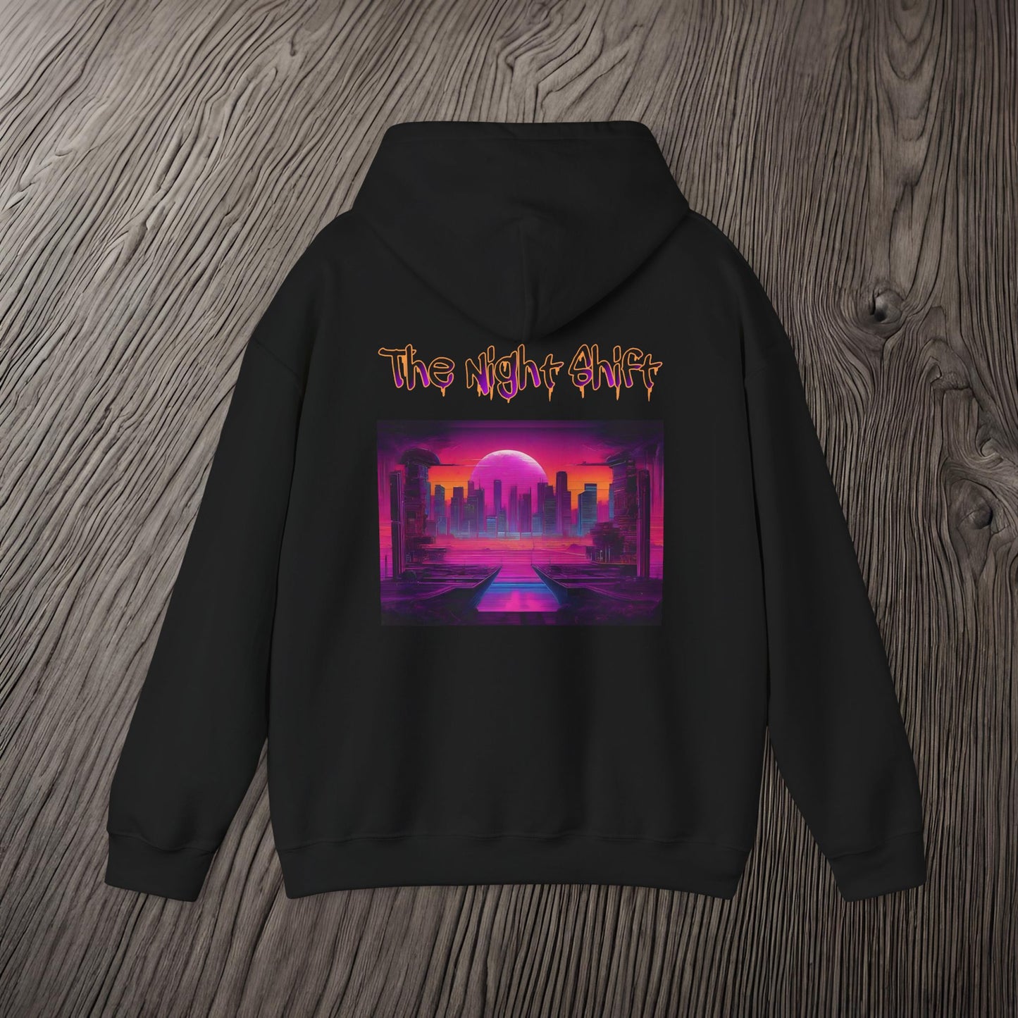 Moonlight City Synthwave-Ultra Soft, Premium Hoodie Printify by The Night Shift Automotive Apparel