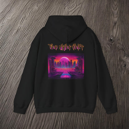 Moonlight City Synthwave-Ultra Soft, Premium Hoodie Printify by The Night Shift Automotive Apparel