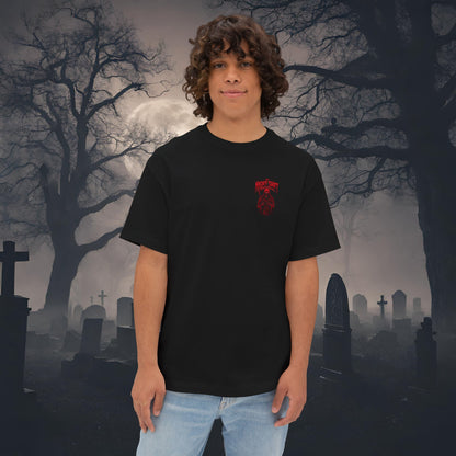 Grim Reaper-Premium, Ultra Soft Unisex Oversized Boxy Tee Printify by The Night Shift Automotive Apparel
