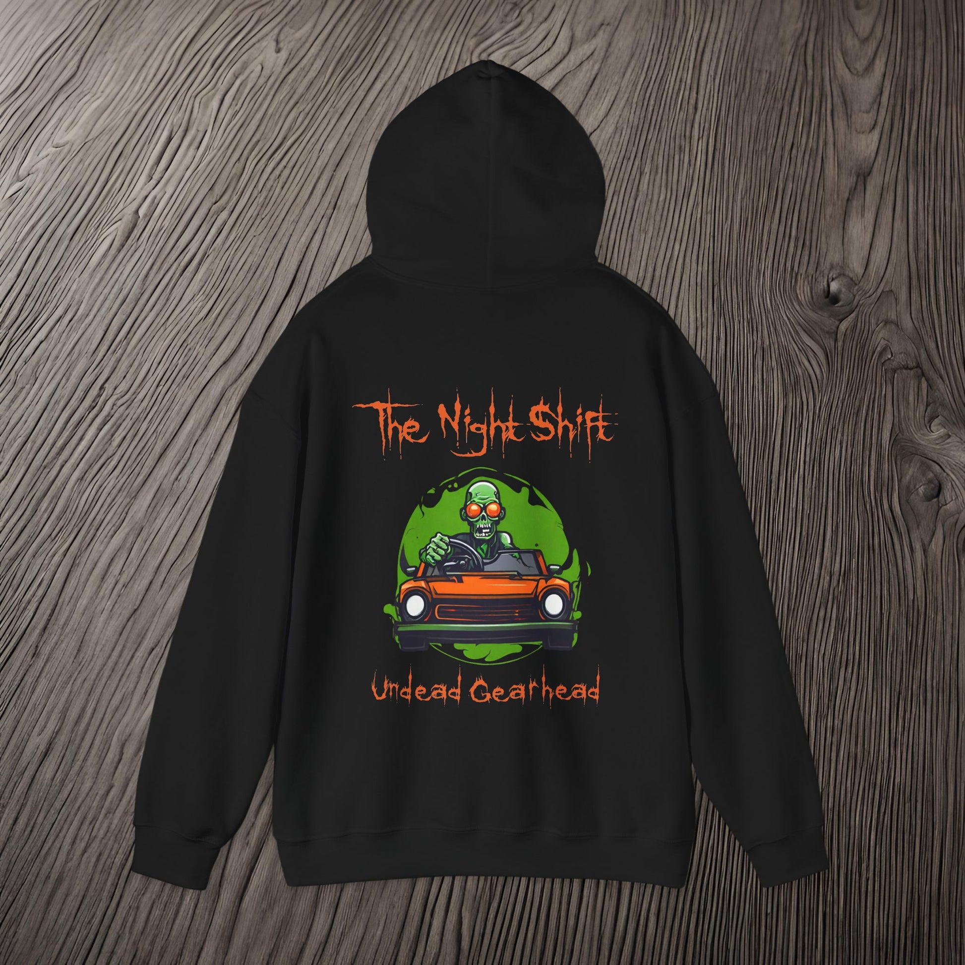 Undead Gearhead Zombie-Ultra Soft, Premium Hoodie Printify by The Night Shift Automotive Apparel