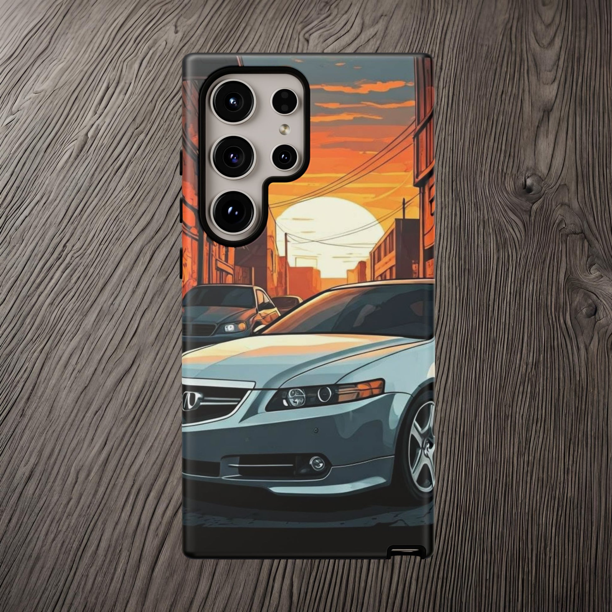 Acura TL Street Life-Dual Layer Ultra Tough Phone Case Samsung Galaxy S24 Ultra Matte Printify by The Night Shift Automotive Apparel