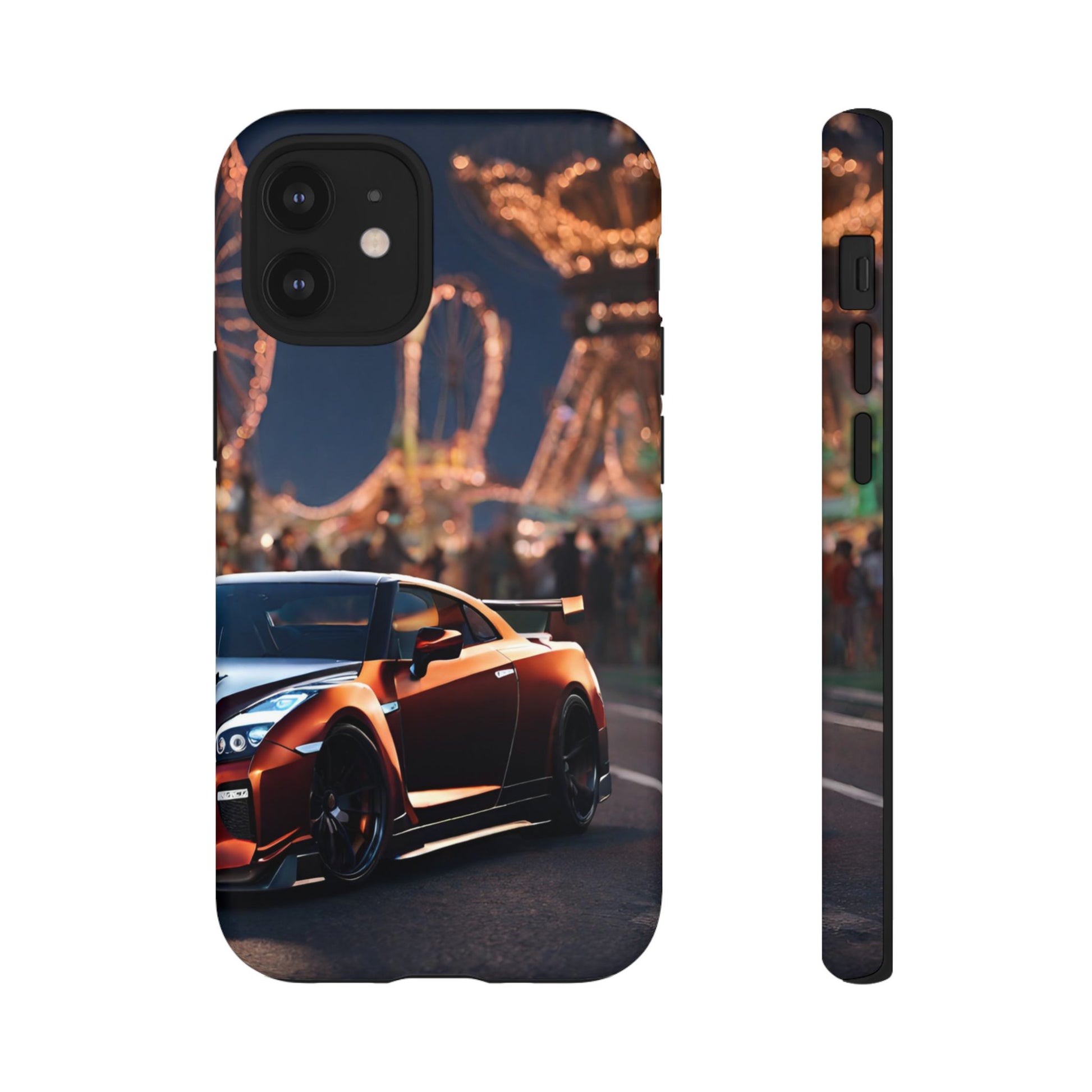 Nissan GTR R35-Dual Layer Ultra Tough Phone Case iPhone 12 Mini Matte Printify by The Night Shift Automotive Apparel