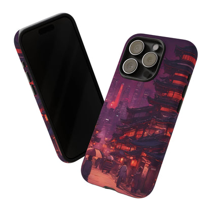 Traditional Japanese Village Countryside-Dual Layer Ultra Tough Phone Case Printify by The Night Shift Automotive Apparel