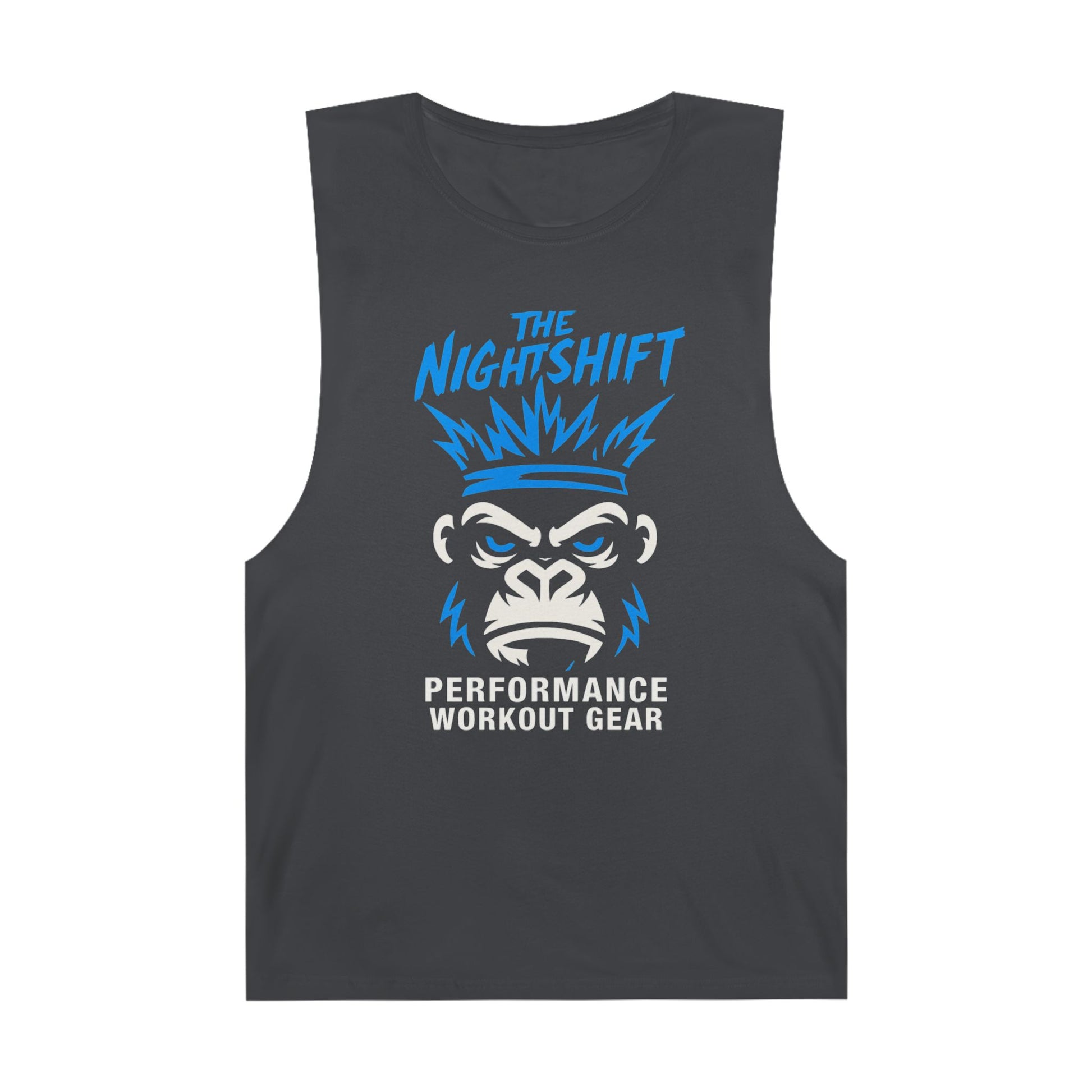 King Of The Gym - Premium Unisex Barnard Tank Top Coal Printify by The Night Shift Automotive Apparel