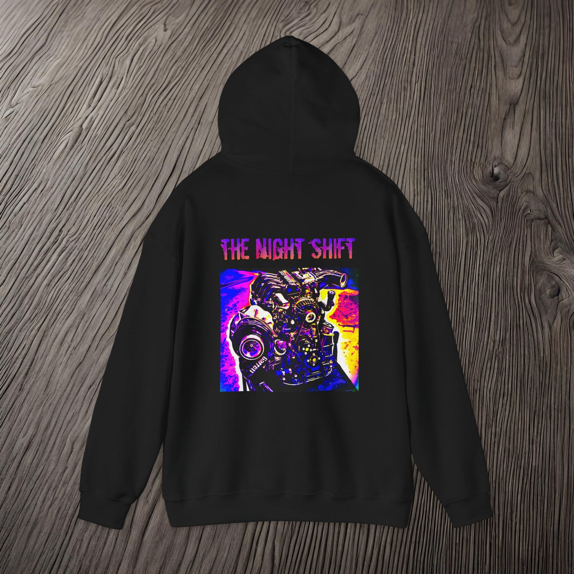 13B-REW Synthwave-Premium, Ultra Soft Unisex Hoodie Printify by The Night Shift Automotive Apparel