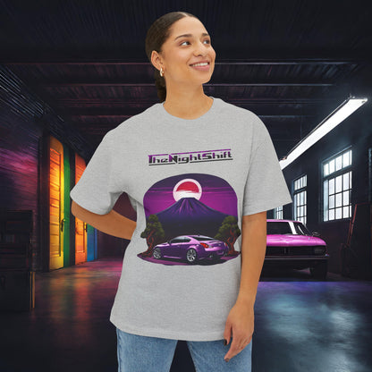 Infiniti G37 Coupe Mt Fuji-Premium, Ultra Soft, Unisex Oversized Boxy Tee Printify by The Night Shift Automotive Apparel