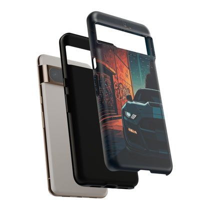 Ford Mustang Shelby GT350 Street Life-Dual Layer Ultra Tough Phone Case Printify by The Night Shift Automotive Apparel