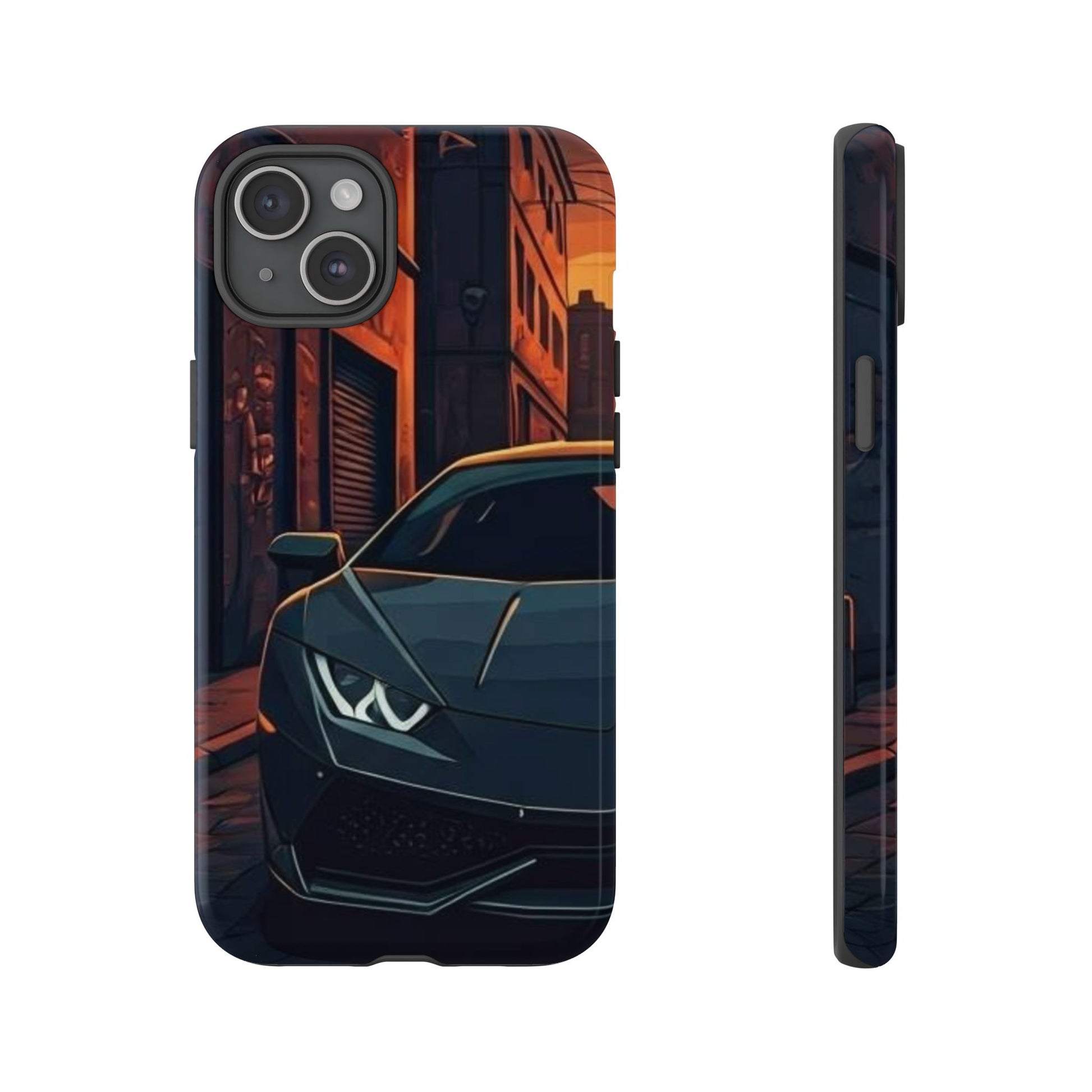 Lamborghini Huracan Street Life-Dual Layer Ultra Tough Phone Case Printify by The Night Shift Automotive Apparel