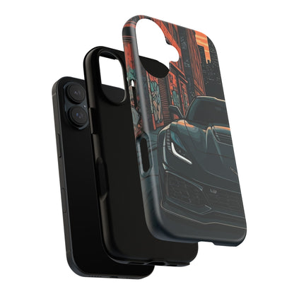 Chevy Corvette C7 Street Life-Dual Layer Ultra Tough Phone Case Printify by The Night Shift Automotive Apparel