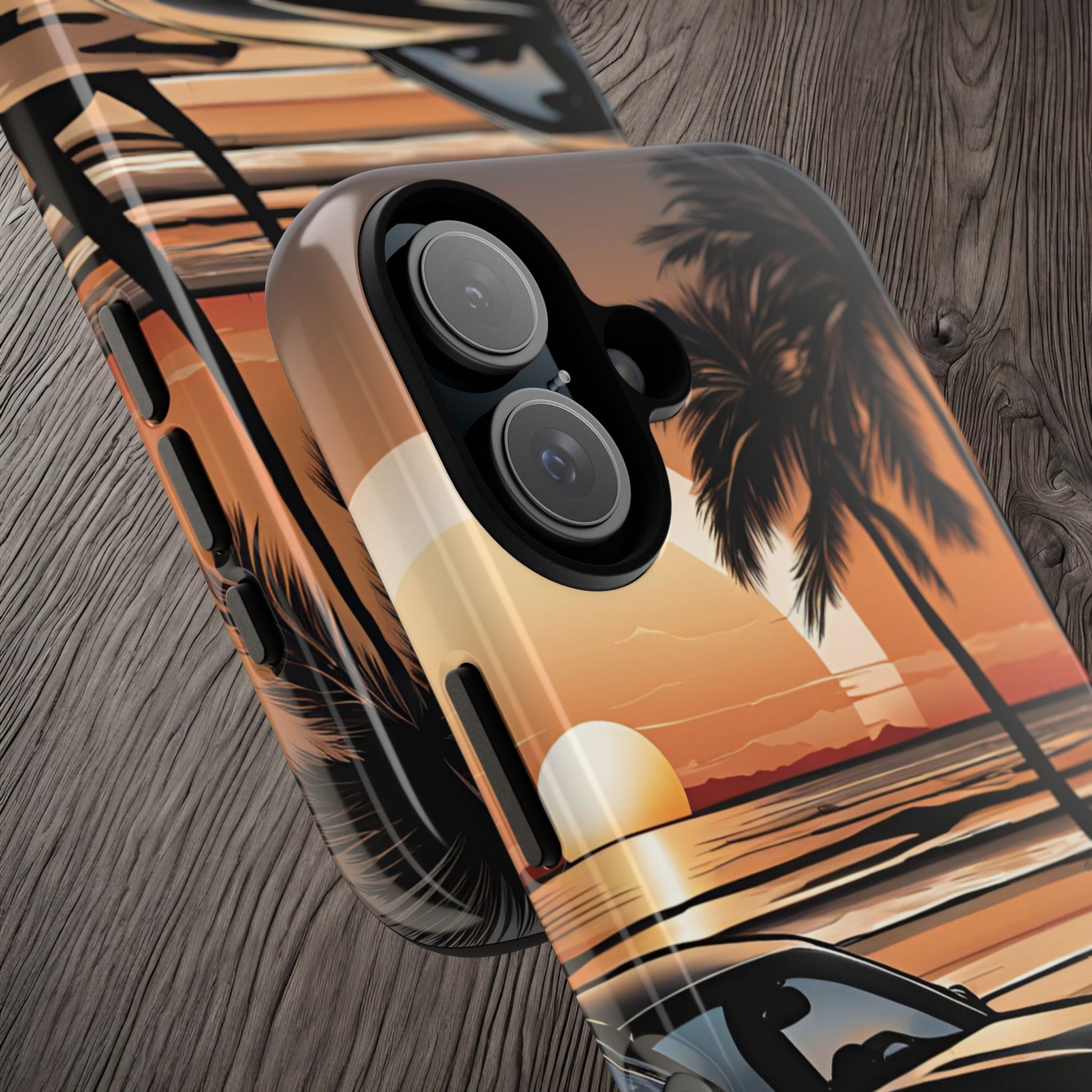 BMW Sunset On The Beach-Dual Layer Ultra Tough Phone Case Printify by The Night Shift Automotive Apparel