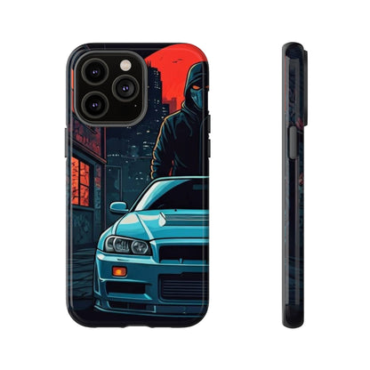 Nissan Skyline R34 Street Life-Dual Layer Ultra Tough Phone Case Printify by The Night Shift Automotive Apparel