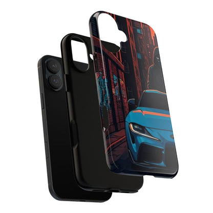 Toyota Supra MK-V Street Life-Dual Layer Ultra Tough Phone Case Printify by The Night Shift Automotive Apparel