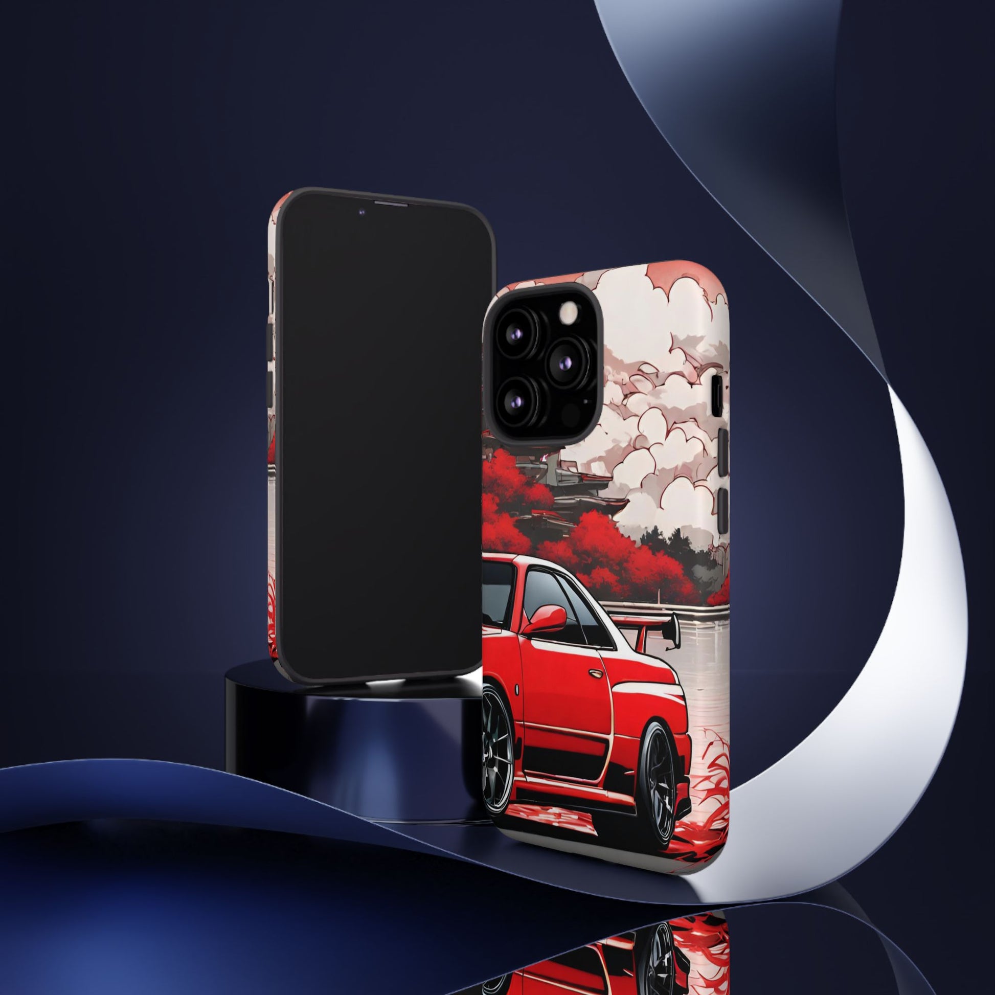 Nissan Skyline R34-Dual Layer Ultra Tough Phone Case iPhone 13 Pro Matte Printify by The Night Shift Automotive Apparel