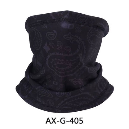 Skull Bandana Fleece Neck Gaiter Half Face Mask